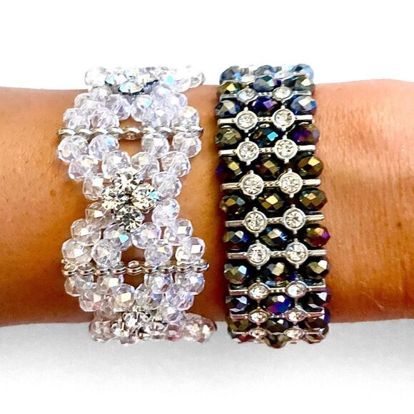 🍍3/$15🍍 Crystal & Bead Bracelets (2) - Picture 2 of 6